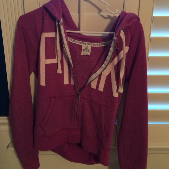 PINK zip-up hoodie