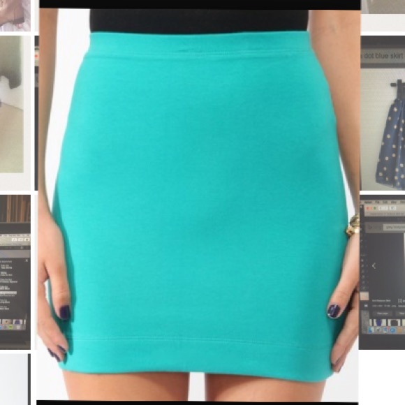Blue Bodycon skirt