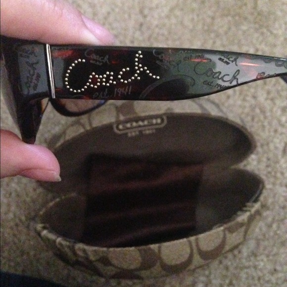 Coach sunglasses with case
