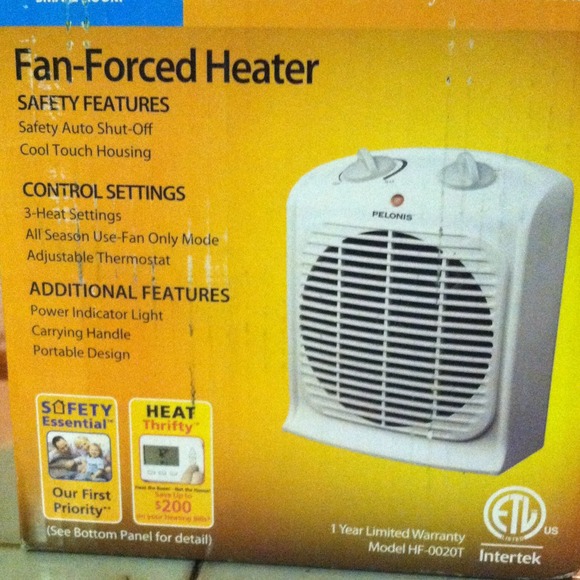Pelonis fan forced heater