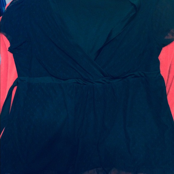 Black dressy shirt size 3x