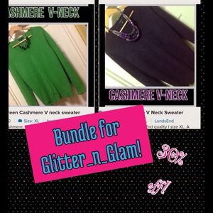 BUNDLE-2 cashmere sweaters...1 great deal!