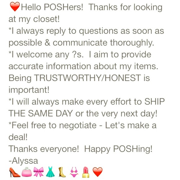 Thanks for looking at my closet!!  😊