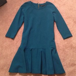 Zara drop waist dress
