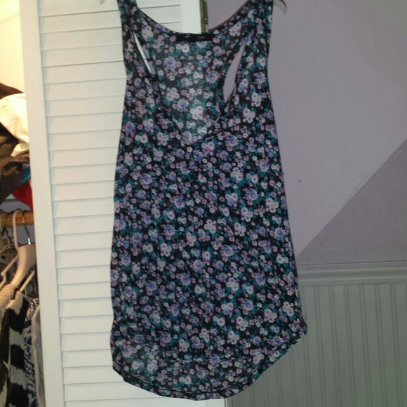 Flowered Tank Top