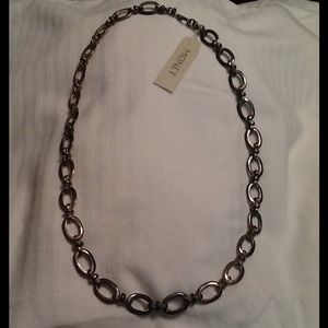 Monet silver chain necklace
