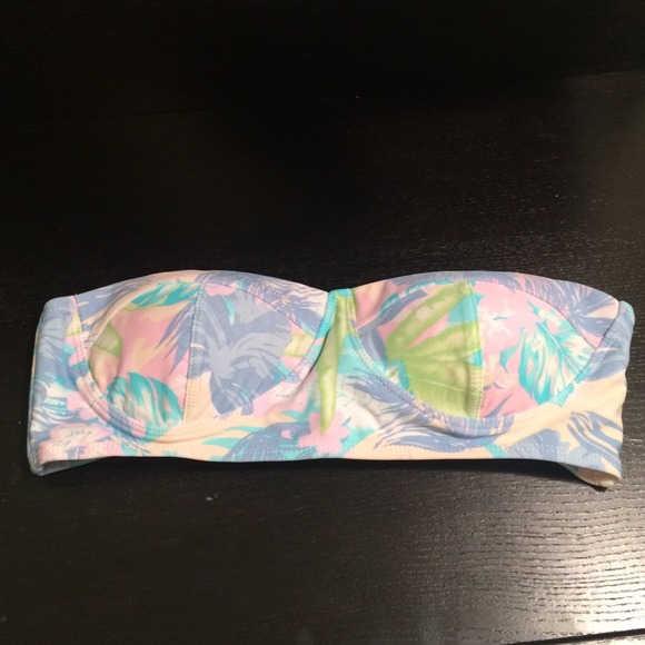 Pastel colored bathing suit top