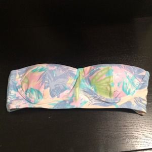 Pastel colored bathing suit top