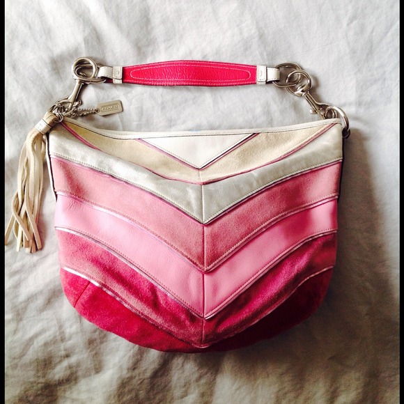Authentic coach hobo bag