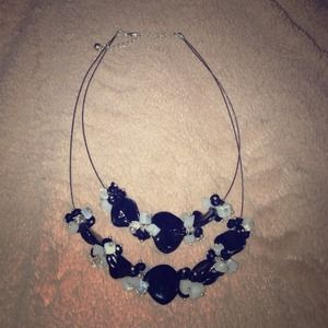 Black and white necklace