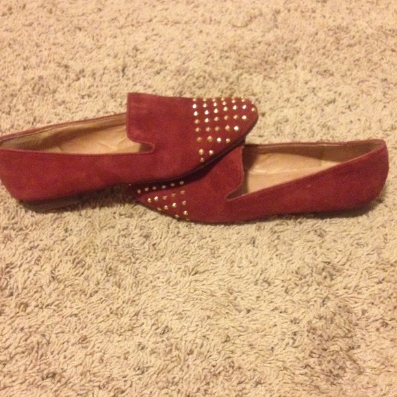 Steve Madden studded wine red flats - Picture 4 of 4