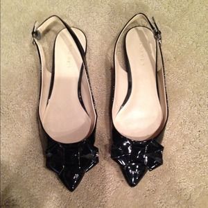 Nine West Black Bow Flats