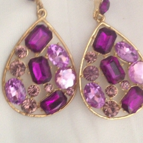Purple Earrings