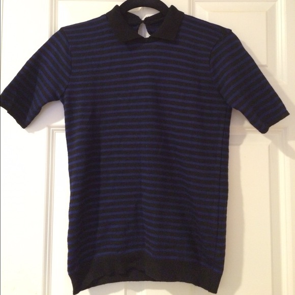NWT Adorable Peter Pan collar Zara knit shirt