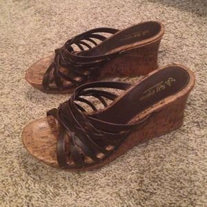 Dark Brown Wedges