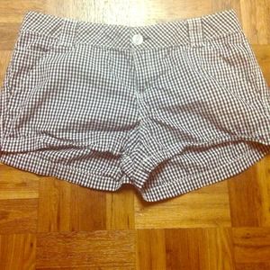 Cotton black and white shorts