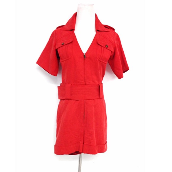 SOLD DIANE VON FURSTENBERG RED JUMPER 2 - Picture 2 of 4