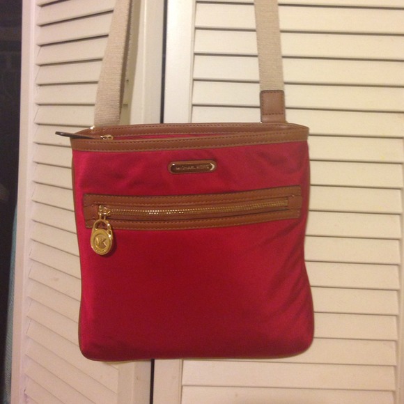 NWOT Michael Kors red crossbody