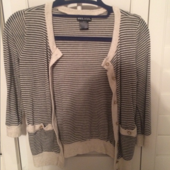 Wet Seal striped cardigan