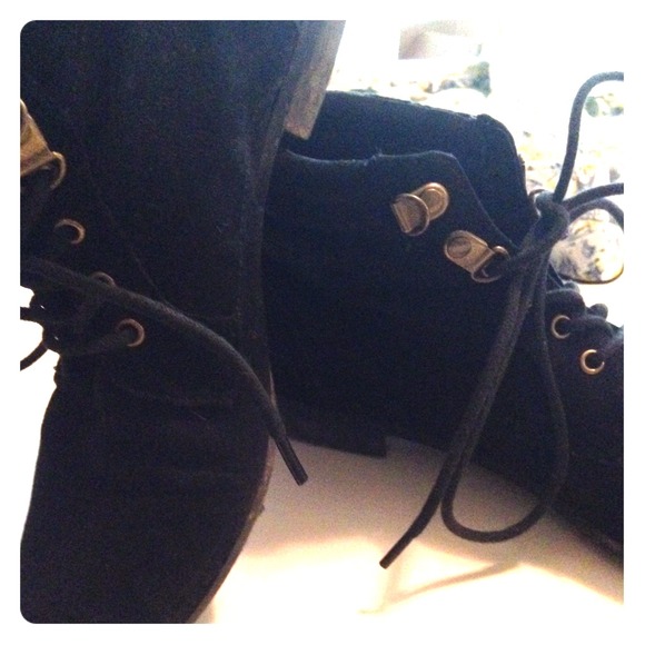 Black ankle boots