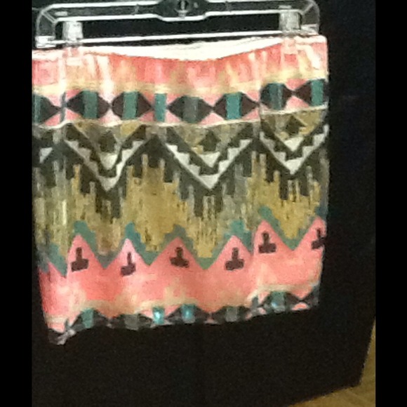 Sequence Aztec skirt