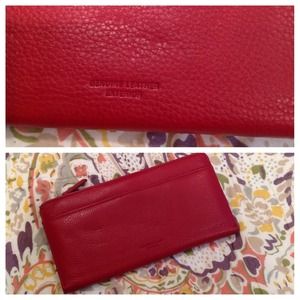 HOLD for @babymark Cute red leather wallet