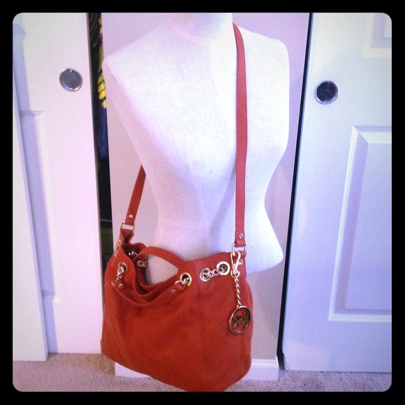 ‼️$$ ✂️✂️‼️Michael Kors Gather Tote Tangerine 😍