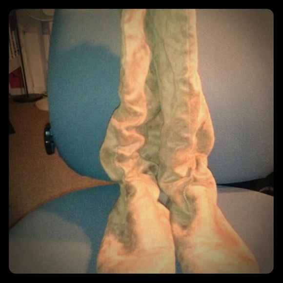 Brown Suede Boots