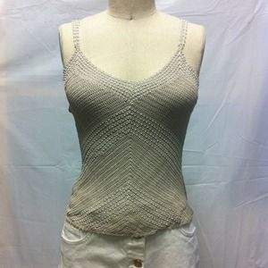 beaded crochet tank