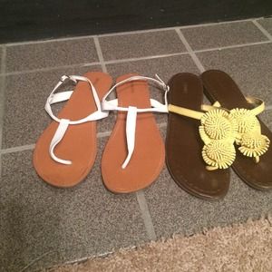 Flat summer sandals