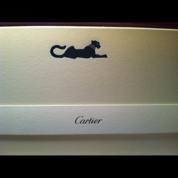 SOLD OUT! Cartier Note Cards - Picture 3 of 3