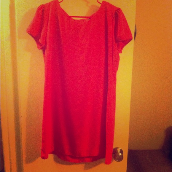 👗💗Hot Pink Zip Back Shift Dress🔴SOLD🔴 - Picture 1 of 2
