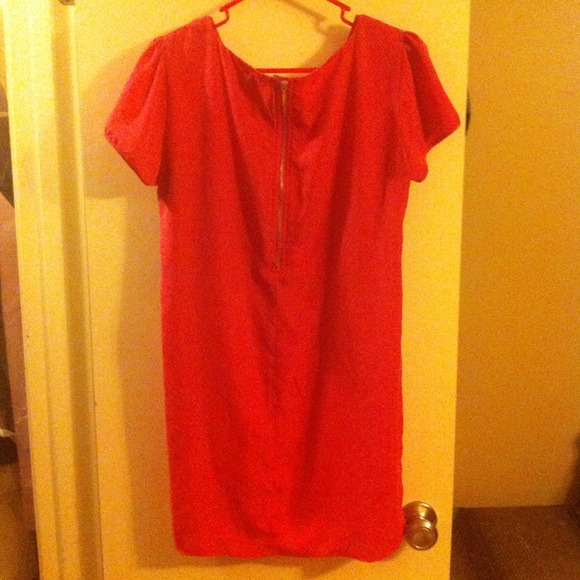 👗💗Hot Pink Zip Back Shift Dress🔴SOLD🔴 - Picture 2 of 2