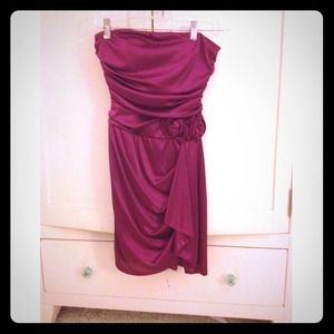Silky Fuschia dress