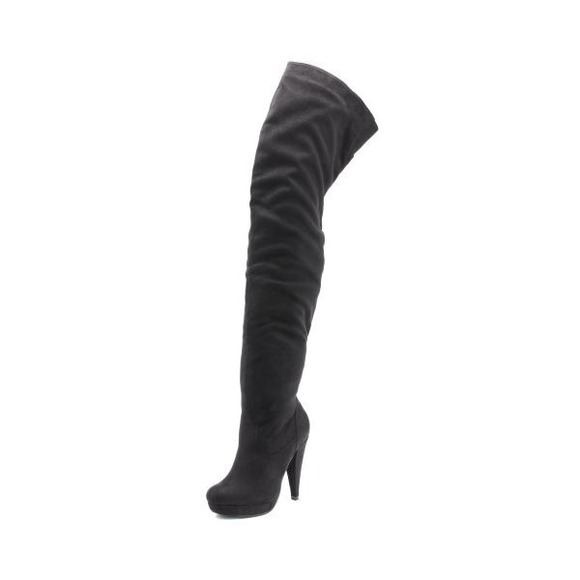 Suade Thigh High Boots