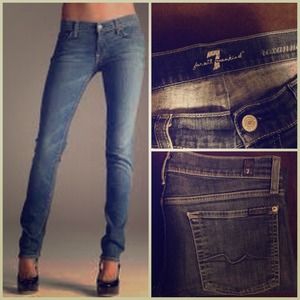 7 for all mankind size 31 Roxanne Skinny Jeans
