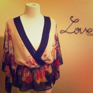 Beautiful floral top from H&M