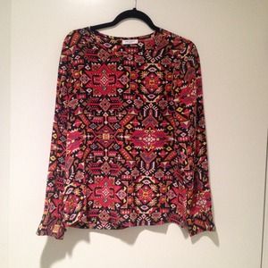 Equipment Multicolor Liam Printed Blouse