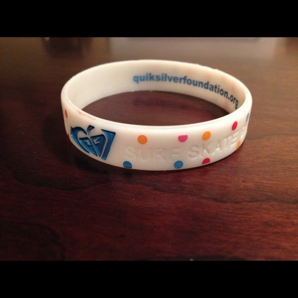 Quicksilver Rubber Bracelet