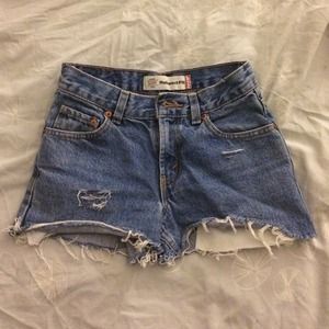 Levi's high waisted shorts