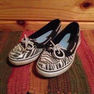 Sperry Zebra shoes