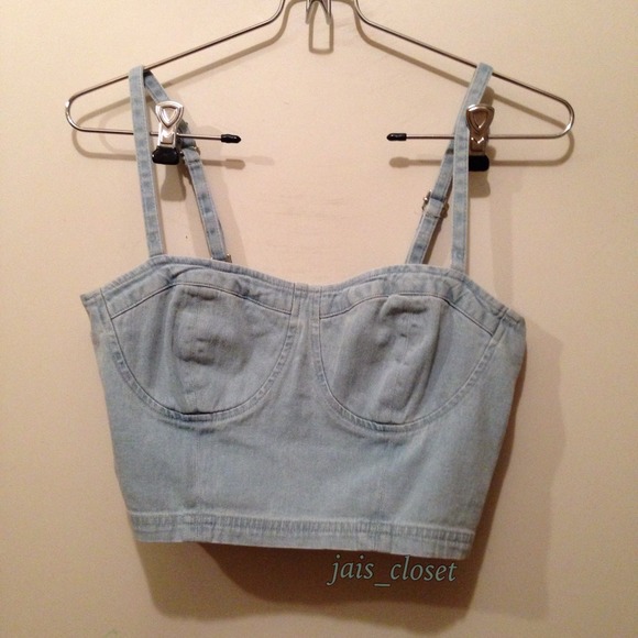 ❌ PENDING ❌ Light blue denim bustier