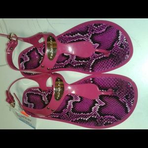 Michael kors jelly sandals
