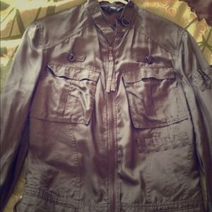 Express 100% silk zip jacket (small)