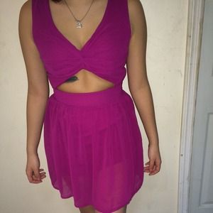 Purple dress