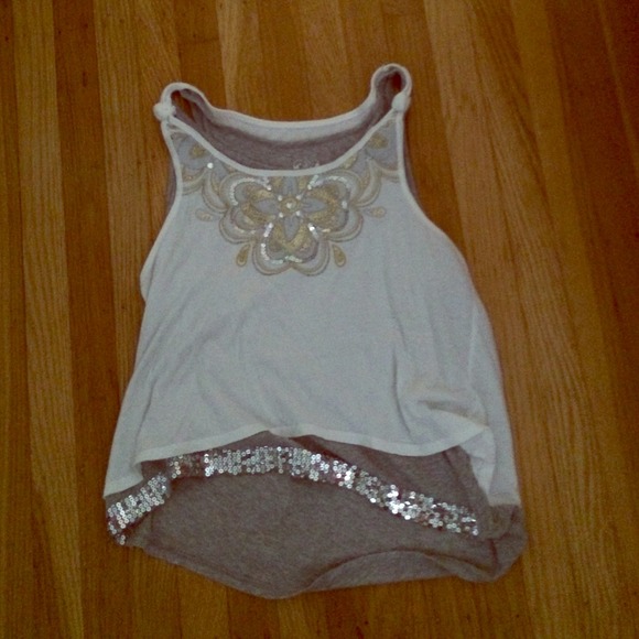 Sparkly layered shirt