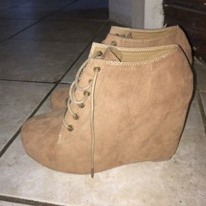 Bootie wedges