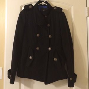 Black Military style jacket