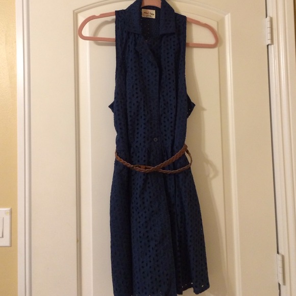 Navy blue dress