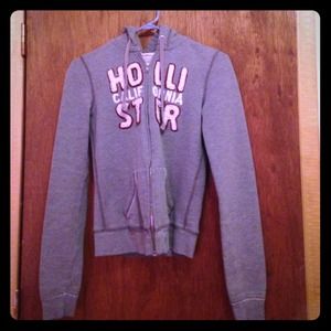 Hollister zip up hoodie